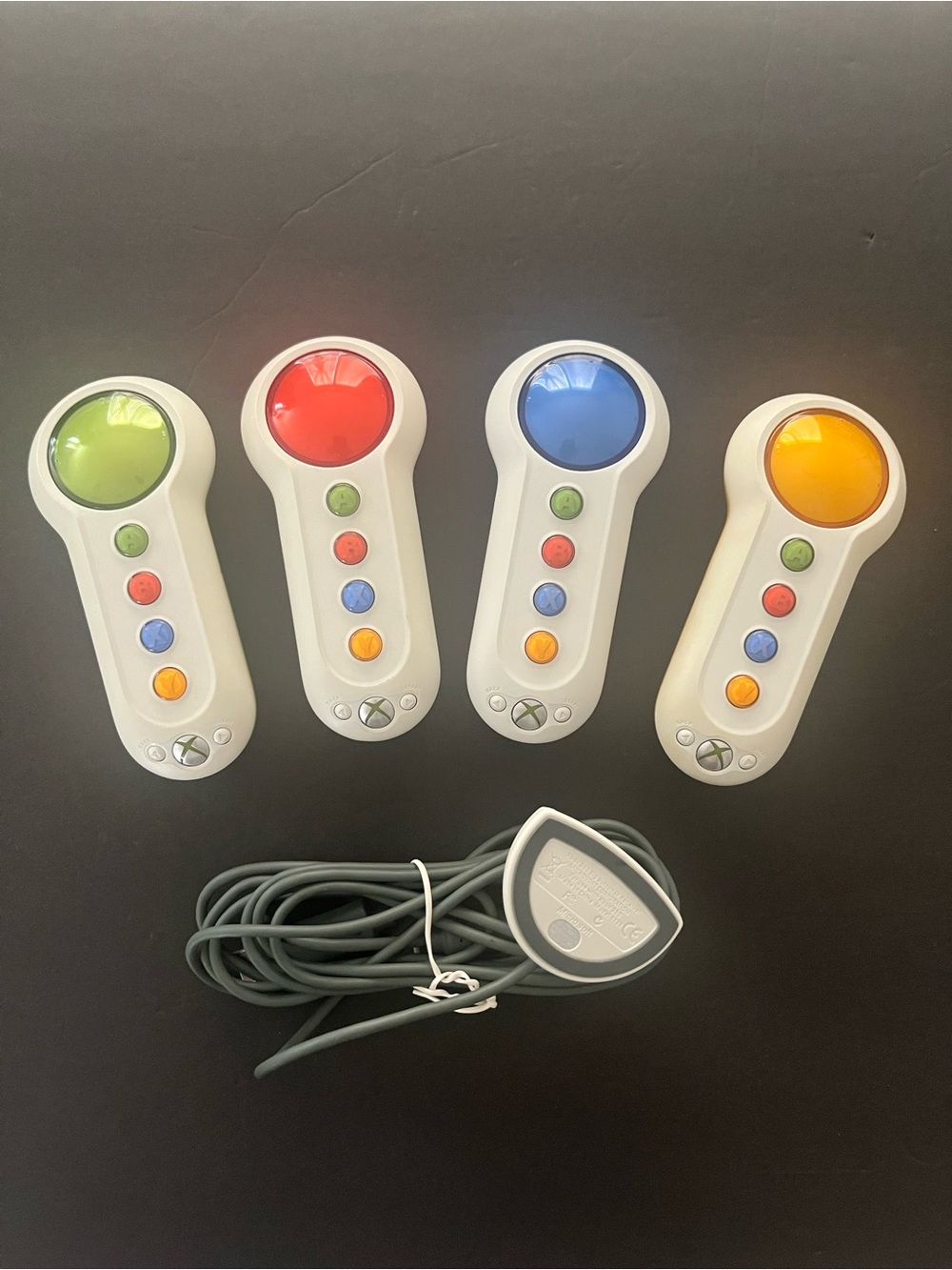 Microsoft Xbox 360 Big Button Controllers Set of 4 w/ Receiver